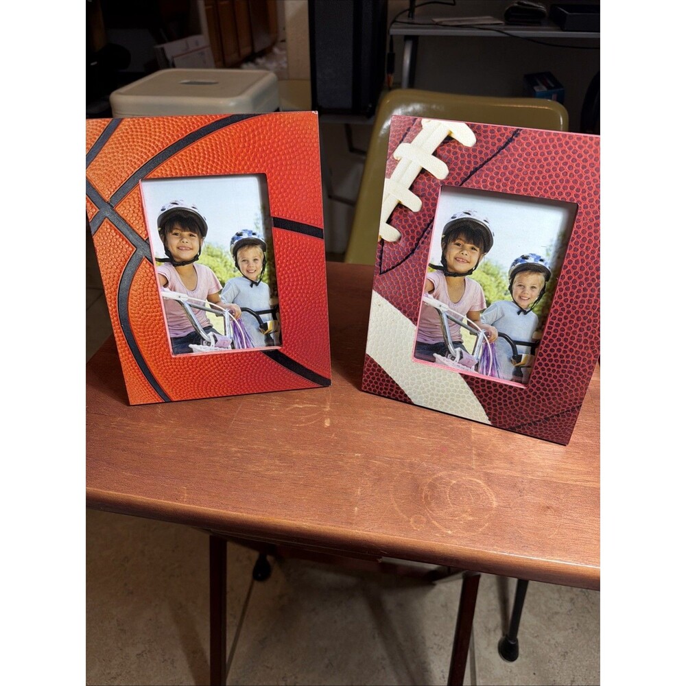 Two Sports Themed Picture Frames 6.5x8.75 New